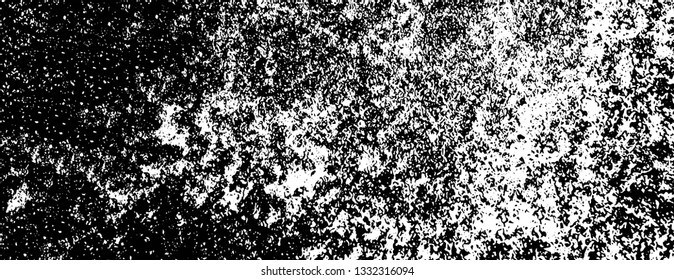Rough, scratch, splatter grunge pattern design brush strokes. Overlay texture. Faded black-white dyed paper texture. Sketch grunge design. Use for poster, cover, banner, mock-up, stickers layout.