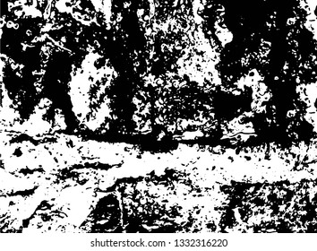 Rough, scratch, splatter grunge pattern design brush strokes. Overlay texture. Faded black-white dyed paper texture. Sketch grunge design. Use for poster, cover, banner, mock-up, stickers layout.