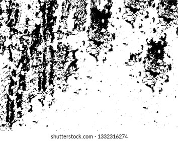 Rough, scratch, splatter grunge pattern design brush strokes. Overlay texture. Faded black-white dyed paper texture. Sketch grunge design. Use for poster, cover, banner, mock-up, stickers layout.