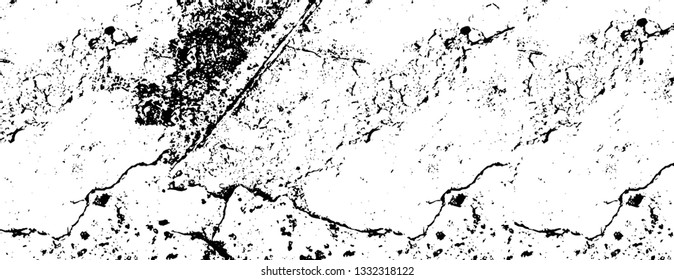 Rough, scratch, splatter grunge pattern design brush strokes. Overlay texture. Faded black-white dyed paper texture. Sketch grunge design. Use for poster, cover, banner, mock-up, stickers layout.