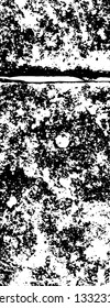 Rough, scratch, splatter grunge pattern design brush strokes. Overlay texture. Faded black-white dyed paper texture. Sketch grunge design. Use for poster, cover, banner, mock-up, stickers layout.