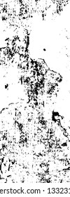 Rough, scratch, splatter grunge pattern design brush strokes. Overlay texture. Faded black-white dyed paper texture. Sketch grunge design. Use for poster, cover, banner, mock-up, stickers layout.