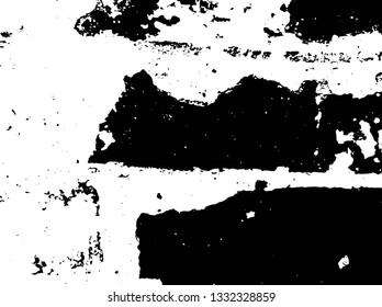 Rough, scratch, splatter grunge pattern design brush strokes. Overlay texture. Faded black-white dyed paper texture. Sketch grunge design. Use for poster, cover, banner, mock-up, stickers layout.