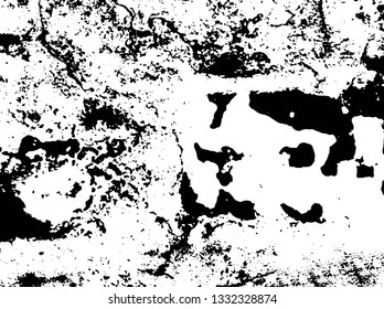Rough, scratch, splatter grunge pattern design brush strokes. Overlay texture. Faded black-white dyed paper texture. Sketch grunge design. Use for poster, cover, banner, mock-up, stickers layout.