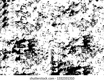 Rough, scratch, splatter grunge pattern design brush strokes. Overlay texture. Faded black-white dyed paper texture. Sketch grunge design. Use for poster, cover, banner, mock-up, stickers layout.