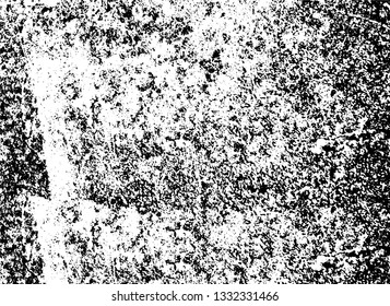 Rough, scratch, splatter grunge pattern design brush strokes. Overlay texture. Faded black-white dyed paper texture. Sketch grunge design. Use for poster, cover, banner, mock-up, stickers layout.