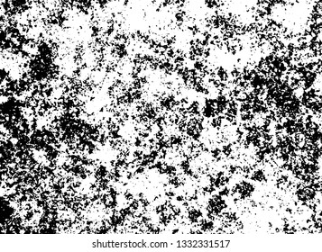 Rough, scratch, splatter grunge pattern design brush strokes. Overlay texture. Faded black-white dyed paper texture. Sketch grunge design. Use for poster, cover, banner, mock-up, stickers layout.