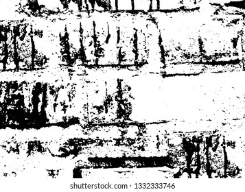 Rough, scratch, splatter grunge pattern design brush strokes. Overlay texture. Faded black-white dyed paper texture. Sketch grunge design. Use for poster, cover, banner, mock-up, stickers layout.