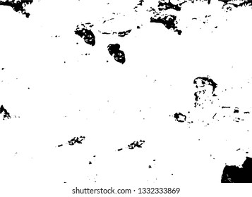 Rough, scratch, splatter grunge pattern design brush strokes. Overlay texture. Faded black-white dyed paper texture. Sketch grunge design. Use for poster, cover, banner, mock-up, stickers layout.