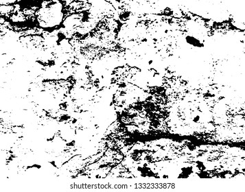 Rough, scratch, splatter grunge pattern design brush strokes. Overlay texture. Faded black-white dyed paper texture. Sketch grunge design. Use for poster, cover, banner, mock-up, stickers layout.