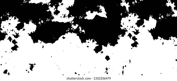 Rough, scratch, splatter grunge pattern design brush strokes. Overlay texture. Faded black-white dyed paper texture. Sketch grunge design. Use for poster, cover, banner, mock-up, stickers layout.