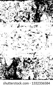 Rough, scratch, splatter grunge pattern design brush strokes. Overlay texture. Faded black-white dyed paper texture. Sketch grunge design. Use for poster, cover, banner, mock-up, stickers layout.