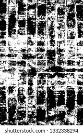 Rough, scratch, splatter grunge pattern design brush strokes. Overlay texture. Faded black-white dyed paper texture. Sketch grunge design. Use for poster, cover, banner, mock-up, stickers layout.