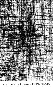 Rough, scratch, splatter grunge pattern design brush strokes. Overlay texture. Faded black-white dyed paper texture. Sketch grunge design. Use for poster, cover, banner, mock-up, stickers layout.