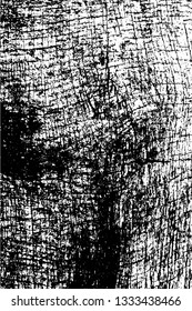 Rough, scratch, splatter grunge pattern design brush strokes. Overlay texture. Faded black-white dyed paper texture. Sketch grunge design. Use for poster, cover, banner, mock-up, stickers layout.