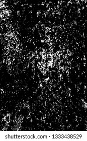 Rough, scratch, splatter grunge pattern design brush strokes. Overlay texture. Faded black-white dyed paper texture. Sketch grunge design. Use for poster, cover, banner, mock-up, stickers layout.