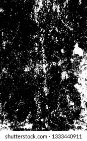 Rough, scratch, splatter grunge pattern design brush strokes. Overlay texture. Faded black-white dyed paper texture. Sketch grunge design. Use for poster, cover, banner, mock-up, stickers layout.