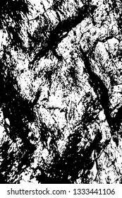 Rough, scratch, splatter grunge pattern design brush strokes. Overlay texture. Faded black-white dyed paper texture. Sketch grunge design. Use for poster, cover, banner, mock-up, stickers layout.
