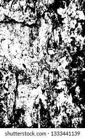 Rough, scratch, splatter grunge pattern design brush strokes. Overlay texture. Faded black-white dyed paper texture. Sketch grunge design. Use for poster, cover, banner, mock-up, stickers layout.
