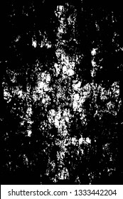 Rough, scratch, splatter grunge pattern design brush strokes. Overlay texture. Faded black-white dyed paper texture. Sketch grunge design. Use for poster, cover, banner, mock-up, stickers layout.