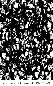 Rough, scratch, splatter grunge pattern design brush strokes. Overlay texture. Faded black-white dyed paper texture. Sketch grunge design. Use for poster, cover, banner, mock-up, stickers layout.