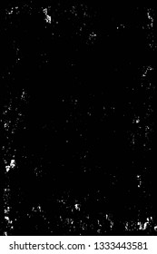 Rough, scratch, splatter grunge pattern design brush strokes. Overlay texture. Faded black-white dyed paper texture. Sketch grunge design. Use for poster, cover, banner, mock-up, stickers layout.