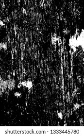 Rough, scratch, splatter grunge pattern design brush strokes. Overlay texture. Faded black-white dyed paper texture. Sketch grunge design. Use for poster, cover, banner, mock-up, stickers layout.