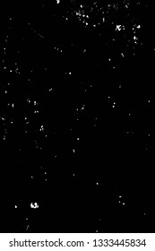 Rough, scratch, splatter grunge pattern design brush strokes. Overlay texture. Faded black-white dyed paper texture. Sketch grunge design. Use for poster, cover, banner, mock-up, stickers layout.