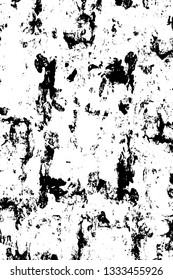 Rough, scratch, splatter grunge pattern design brush strokes. Overlay texture. Faded black-white dyed paper texture. Sketch grunge design. Use for poster, cover, banner, mock-up, stickers layout.