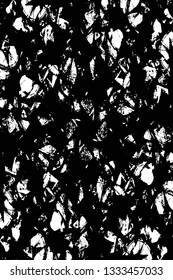 Rough, scratch, splatter grunge pattern design brush strokes. Overlay texture. Faded black-white dyed paper texture. Sketch grunge design. Use for poster, cover, banner, mock-up, stickers layout.