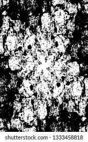 Rough, scratch, splatter grunge pattern design brush strokes. Overlay texture. Faded black-white dyed paper texture. Sketch grunge design. Use for poster, cover, banner, mock-up, stickers layout.