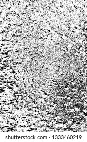 Rough, scratch, splatter grunge pattern design brush strokes. Overlay texture. Faded black-white dyed paper texture. Sketch grunge design. Use for poster, cover, banner, mock-up, stickers layout.