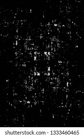 Rough, scratch, splatter grunge pattern design brush strokes. Overlay texture. Faded black-white dyed paper texture. Sketch grunge design. Use for poster, cover, banner, mock-up, stickers layout.