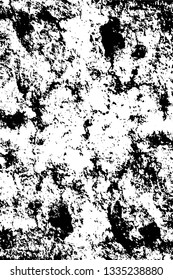 Rough, scratch, splatter grunge pattern design brush strokes. Overlay texture. Faded black-white dyed paper texture. Sketch grunge design. Use for poster, cover, banner, mock-up, stickers layout.