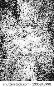Rough, scratch, splatter grunge pattern design brush strokes. Overlay texture. Faded black-white dyed paper texture. Sketch grunge design. Use for poster, cover, banner, mock-up, stickers layout.