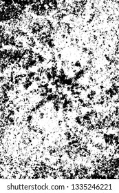 Rough, scratch, splatter grunge pattern design brush strokes. Overlay texture. Faded black-white dyed paper texture. Sketch grunge design. Use for poster, cover, banner, mock-up, stickers layout.