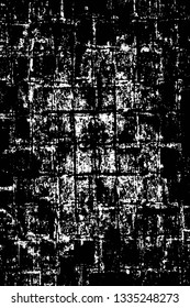 Rough, scratch, splatter grunge pattern design brush strokes. Overlay texture. Faded black-white dyed paper texture. Sketch grunge design. Use for poster, cover, banner, mock-up, stickers layout.