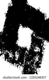 Rough, scratch, splatter grunge pattern design brush strokes. Overlay texture. Faded black-white dyed paper texture. Sketch grunge design. Use for poster, cover, banner, mock-up, stickers layout.