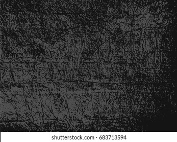 Rough scratched stone background texture. Gray lined sandstone wall or floor rock. Black shaggy sand vector pattern.