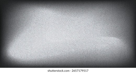 Textura rugosa del ruido de plata en fondo negro abstracto fondo metálico. Eps10