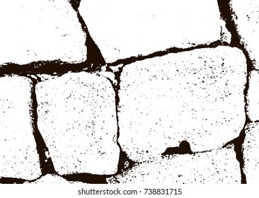 Rough stones. Decorative granite wall.