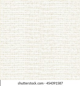 Rough striped white fabric texture. Abstract vector.