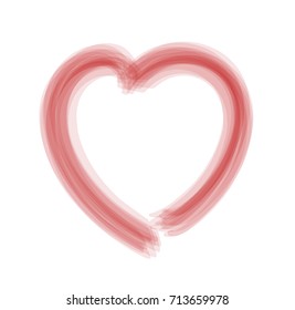 Rough Stroke Heart Shape