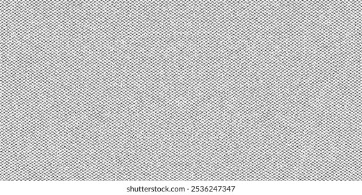 Rough surface of fabric, canvas, skin. Grunge texture linen fabric. Vector illustration. 