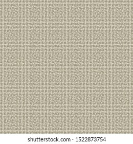 Rough tartan texture. Thick wool fabric. Blanket. Grid. Plaid. Pattern. Cover. Textured background. Vector illustration.