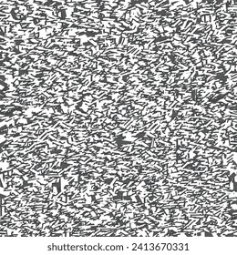 Rough terry fabric, fragment of a carpet to cover the floor. Close-up, soft rug made of fleece or synthetic fibers. Monochrome graphics. Vector seamless.