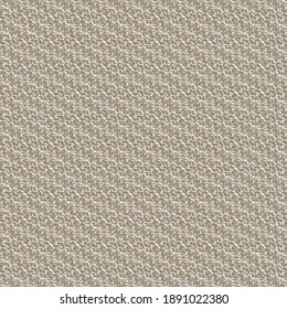 Rough textile material, mixed fabric, with beige and white thread. Rustic cotton towel.
