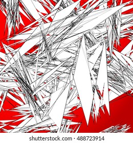 Rough texture / Abstract art (vector)