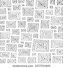 Rough texture. Broken plaster wall effect. Grunge worn damask pattern design. Distressed fabric texture. Overlay texture design. Vector illustration. Eps10.
