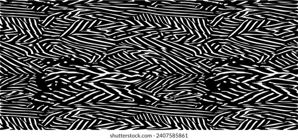 Rough texture. Broken plaster wall effect. Grunge worn damask pattern design. Distressed fabric texture. Overlay texture design. Vector illustration. Eps10.